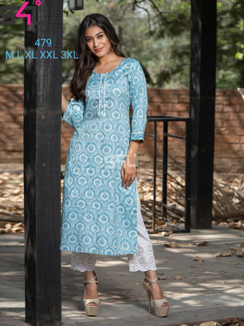 s4u d no 479 fancy attractive kurti size set