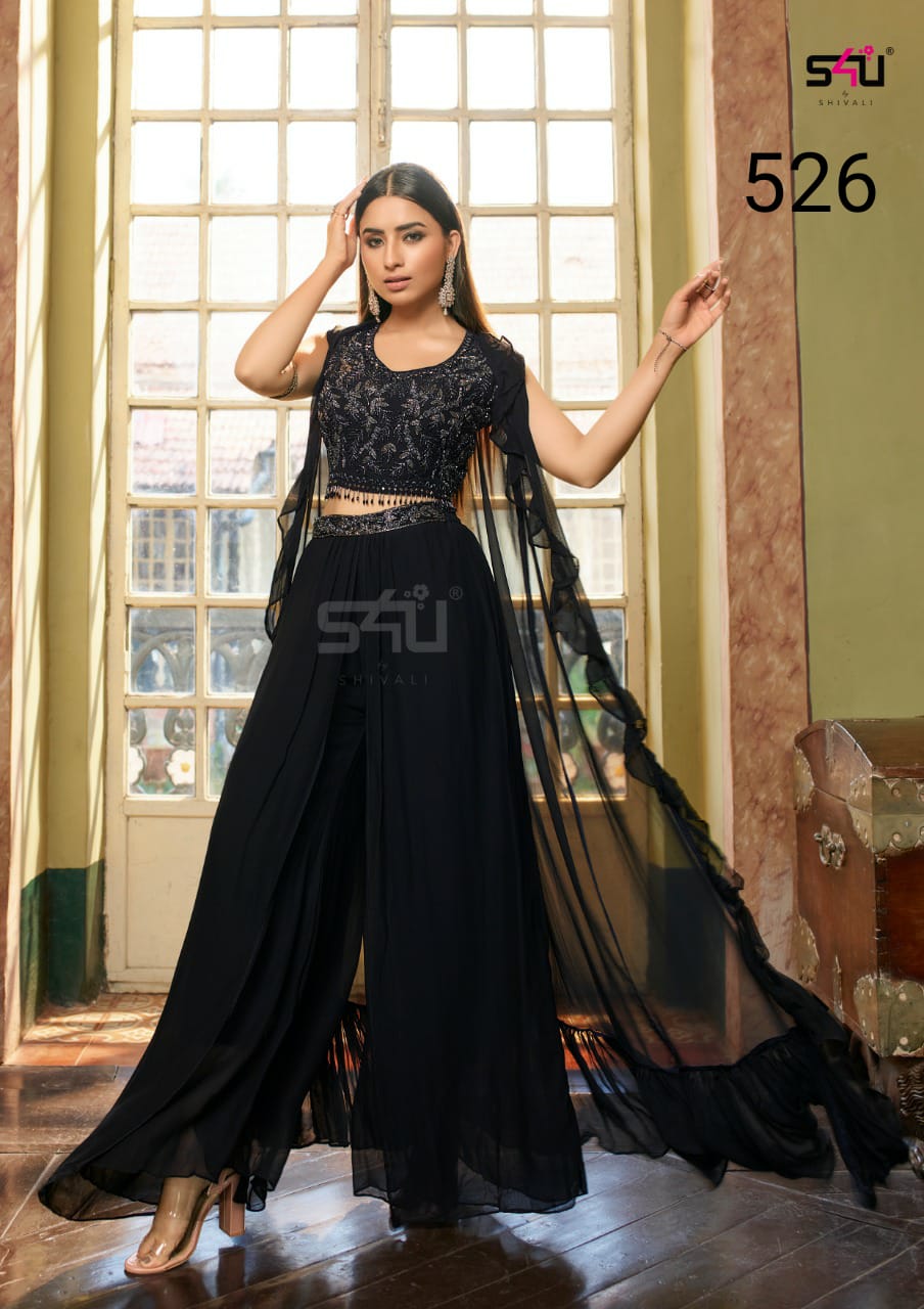 s4u d no 526 fancy grace ful look indo western size set