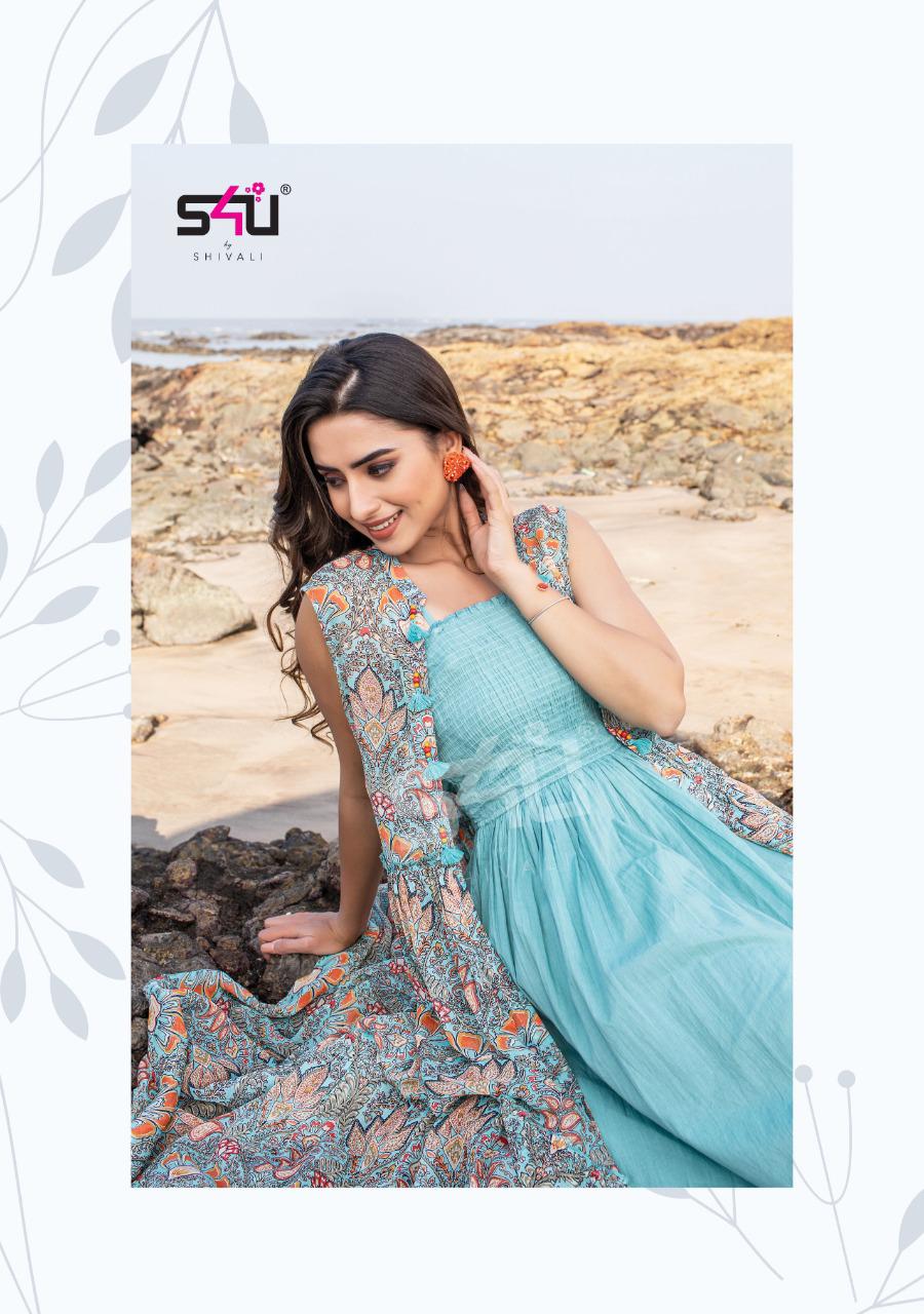 S4u Hello Jackets Vol 06 stylish western look kurti catalog