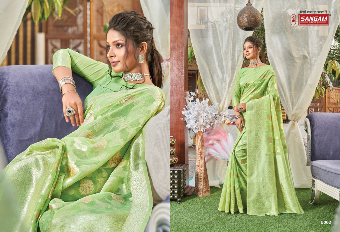 sangam print kethal silk cotton authentic fabrics saree catalog