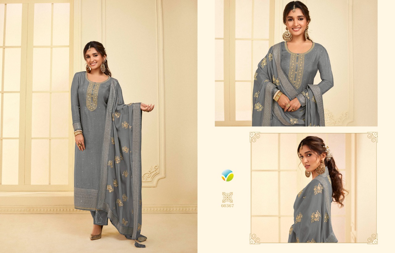 vinay fashion kaseesh ghazal dola gorgeous look salwar suit catalog