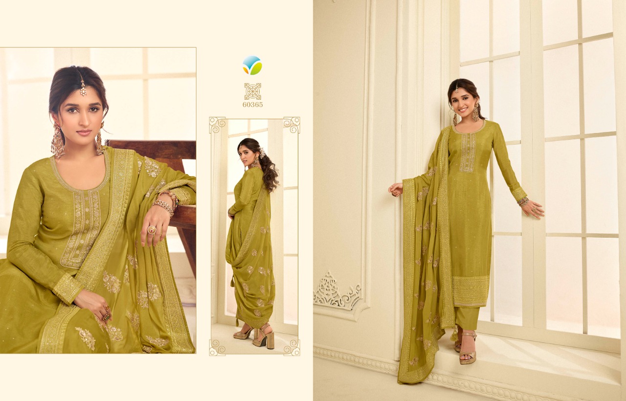 vinay fashion kaseesh ghazal dola gorgeous look salwar suit catalog