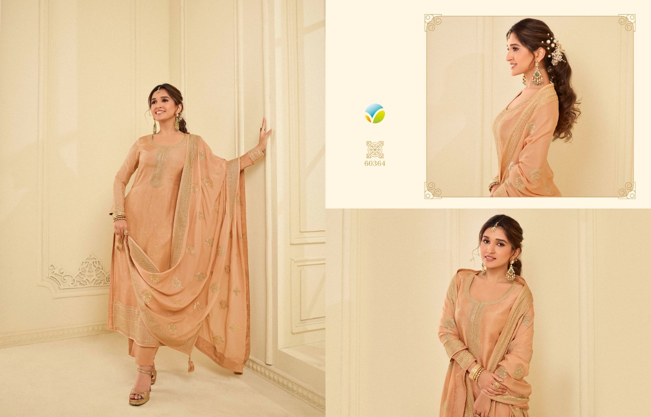 vinay fashion kaseesh ghazal dola gorgeous look salwar suit catalog