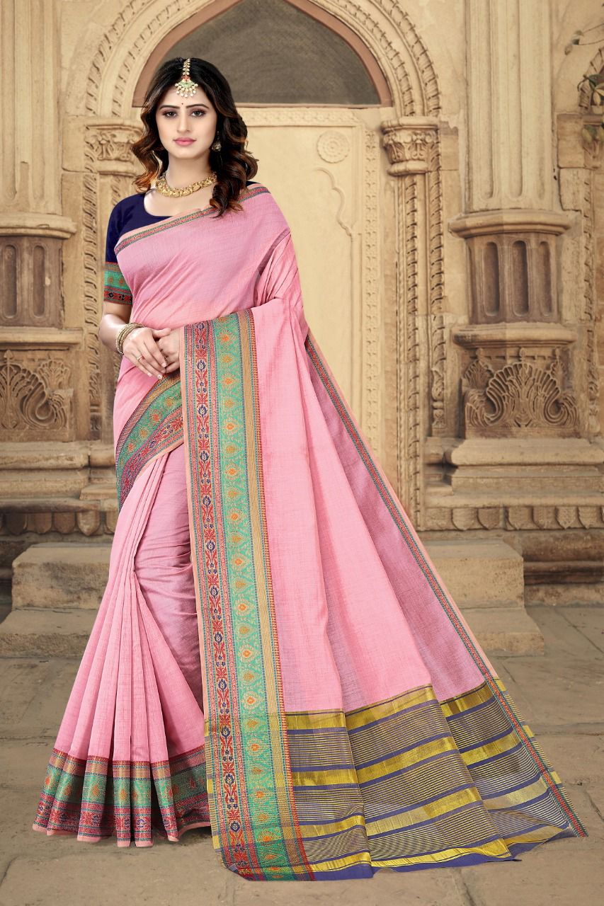 vivera international Elizabeth Sarees cotton astonishing look saree catalog