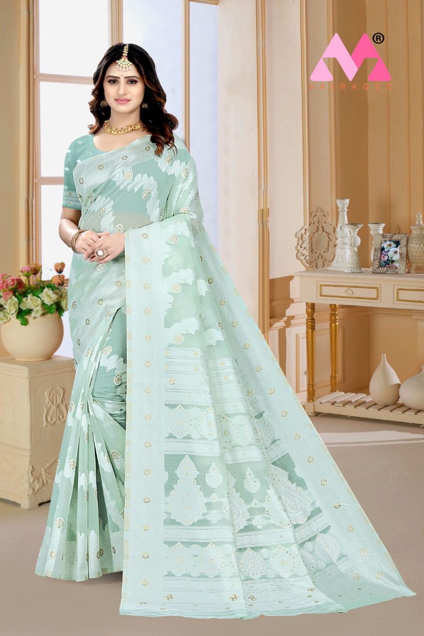 vivera international Lucknowi Sarees  Lucknowi Silk georgette regal look saree catalog