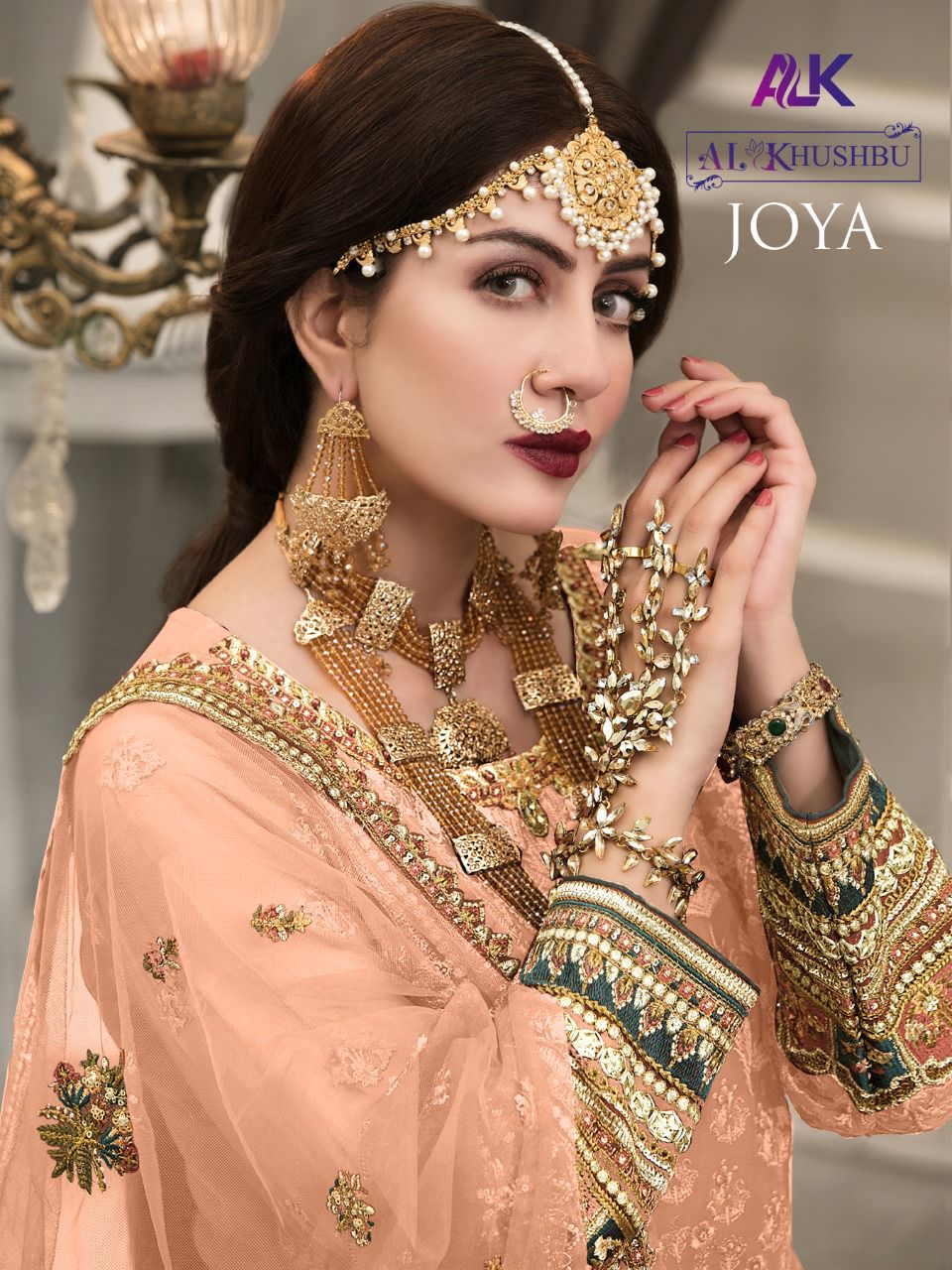 al khushbu joya vol 1 georgette catchy look salwar suit catalog