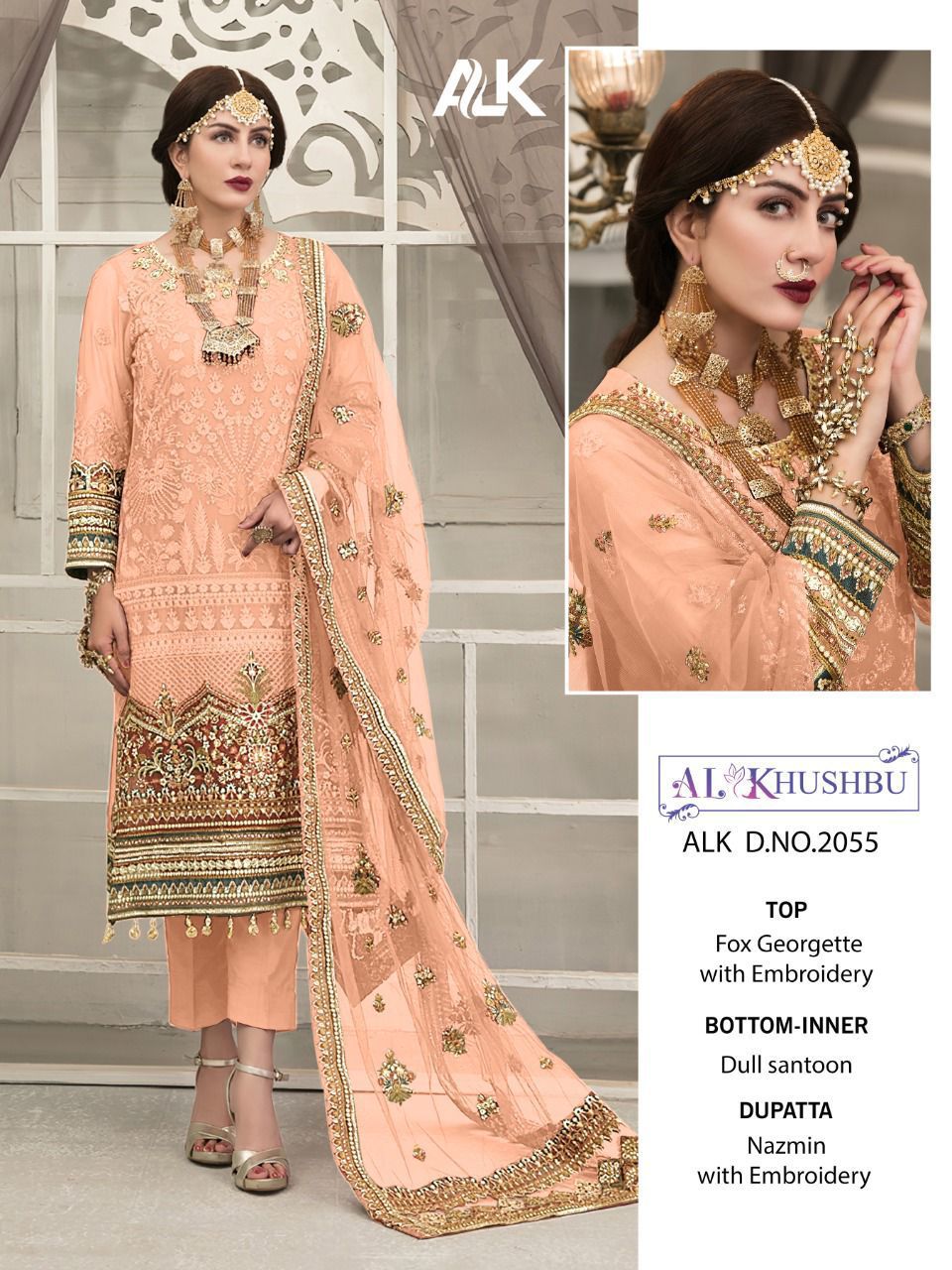 al khushbu joya vol 1 georgette catchy look salwar suit catalog