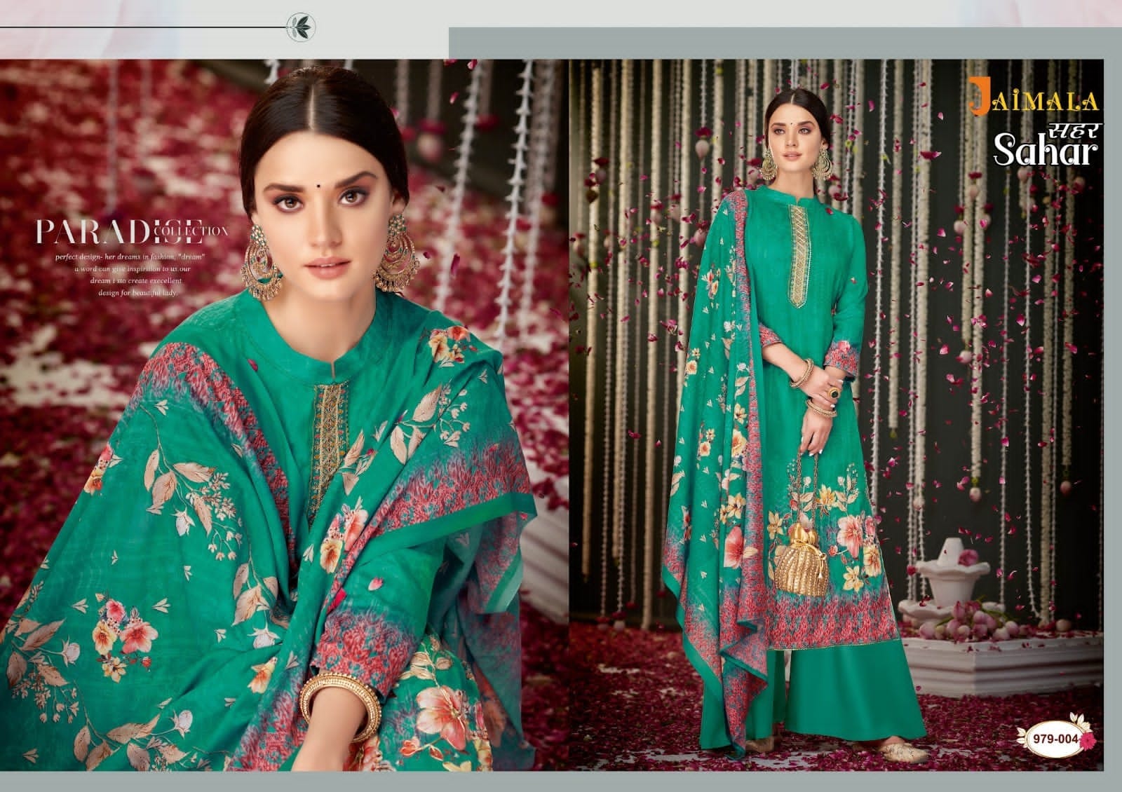 alok suit jaimala sahar pure zam cotton gorgeous look salwar suit catalog