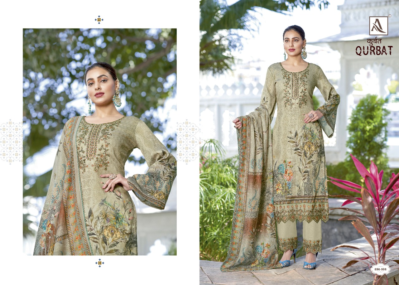 alok suit qurbat cotton exclusive print salwar suit catalog