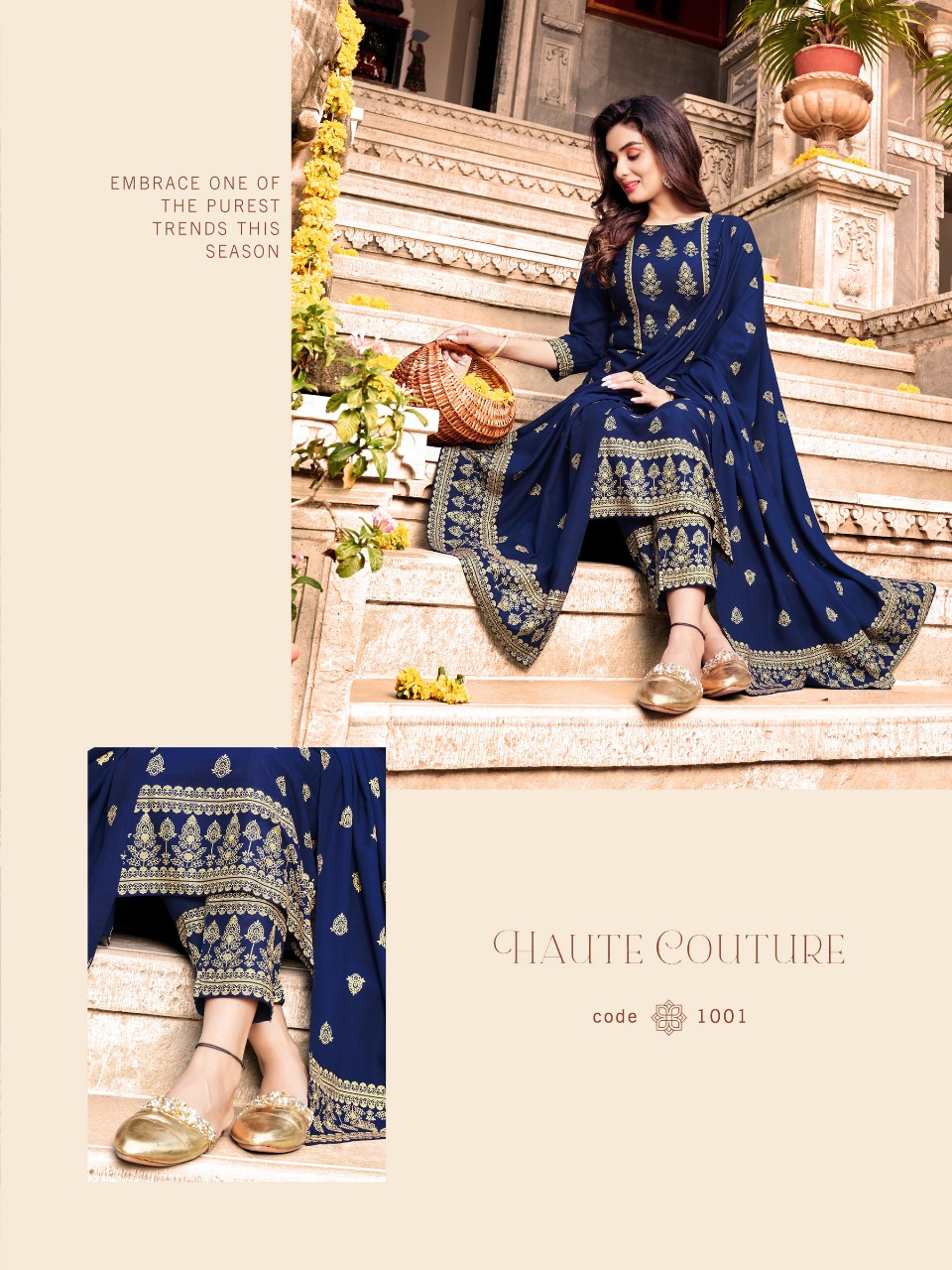 banwery fashion parishi rayon elegant look top pent with dupatta catalog