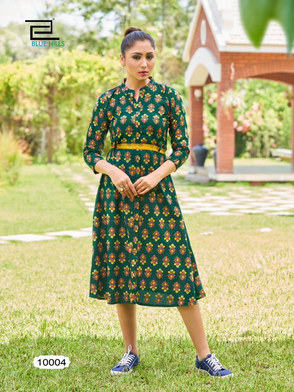 blue hills belt vol 10 rayon new and modern style  kurti catalog