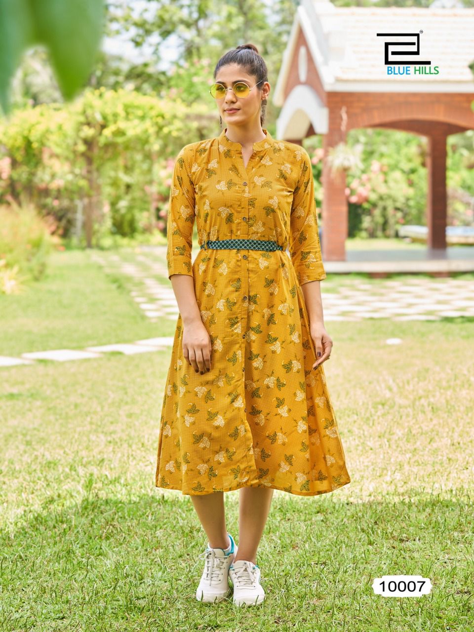 blue hills belt vol 10 rayon new and modern style  kurti catalog