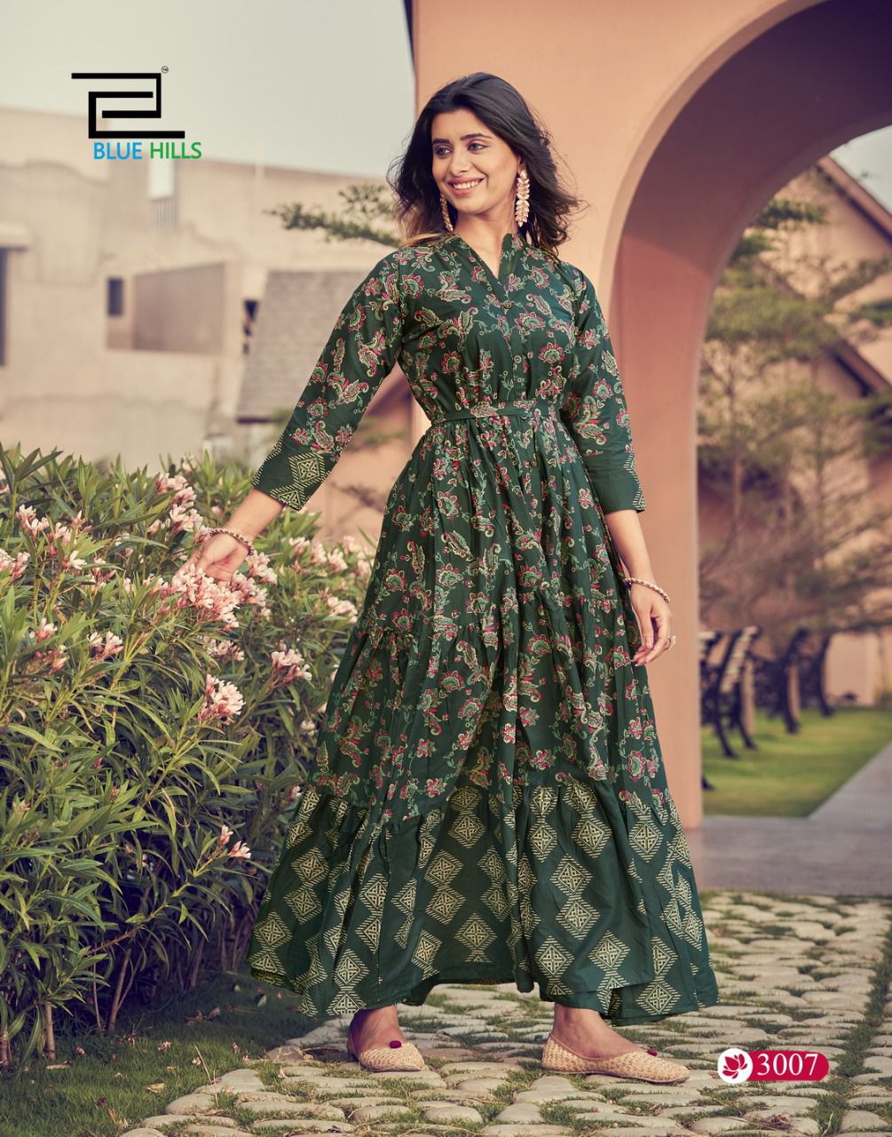 blue hills florencia vol 3 cotton gorgeous look kurti catalog