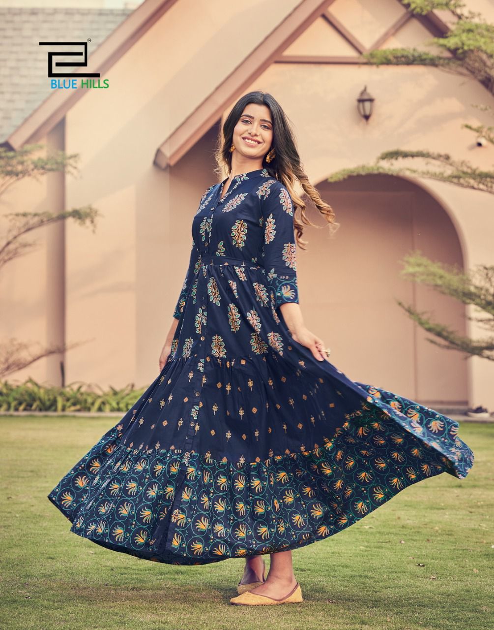 blue hills florencia vol 3 cotton gorgeous look kurti catalog