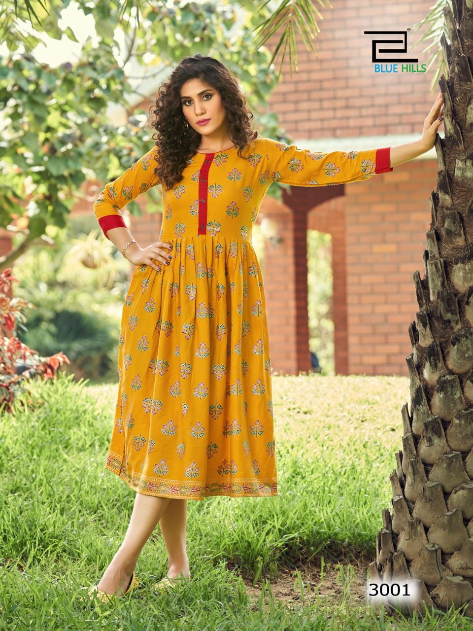 blue hills velly vol 3 rayon eleganr kurti catalog