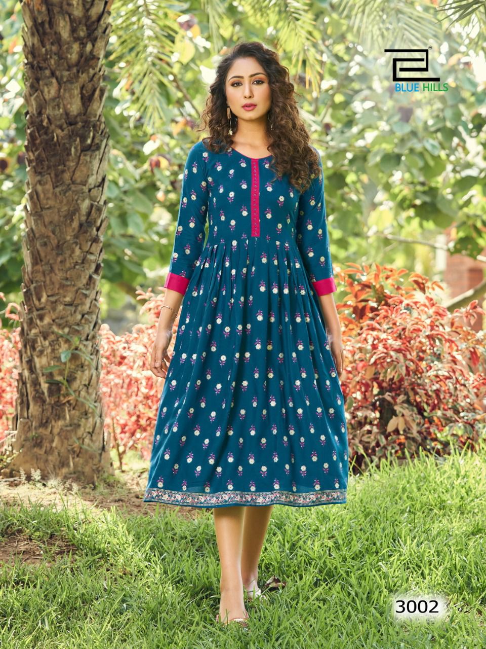 blue hills velly vol 3 rayon eleganr kurti catalog