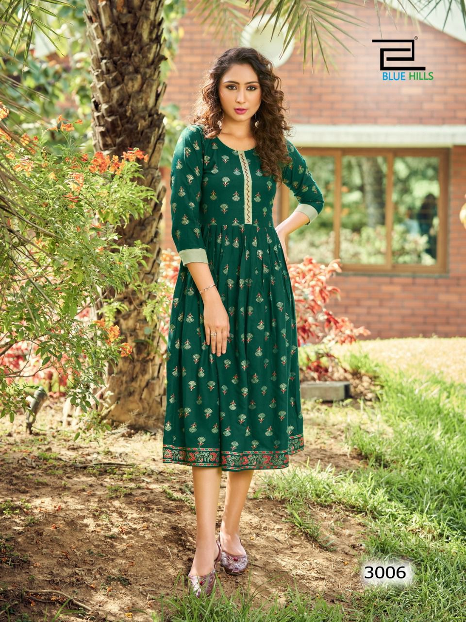 blue hills velly vol 3 rayon eleganr kurti catalog