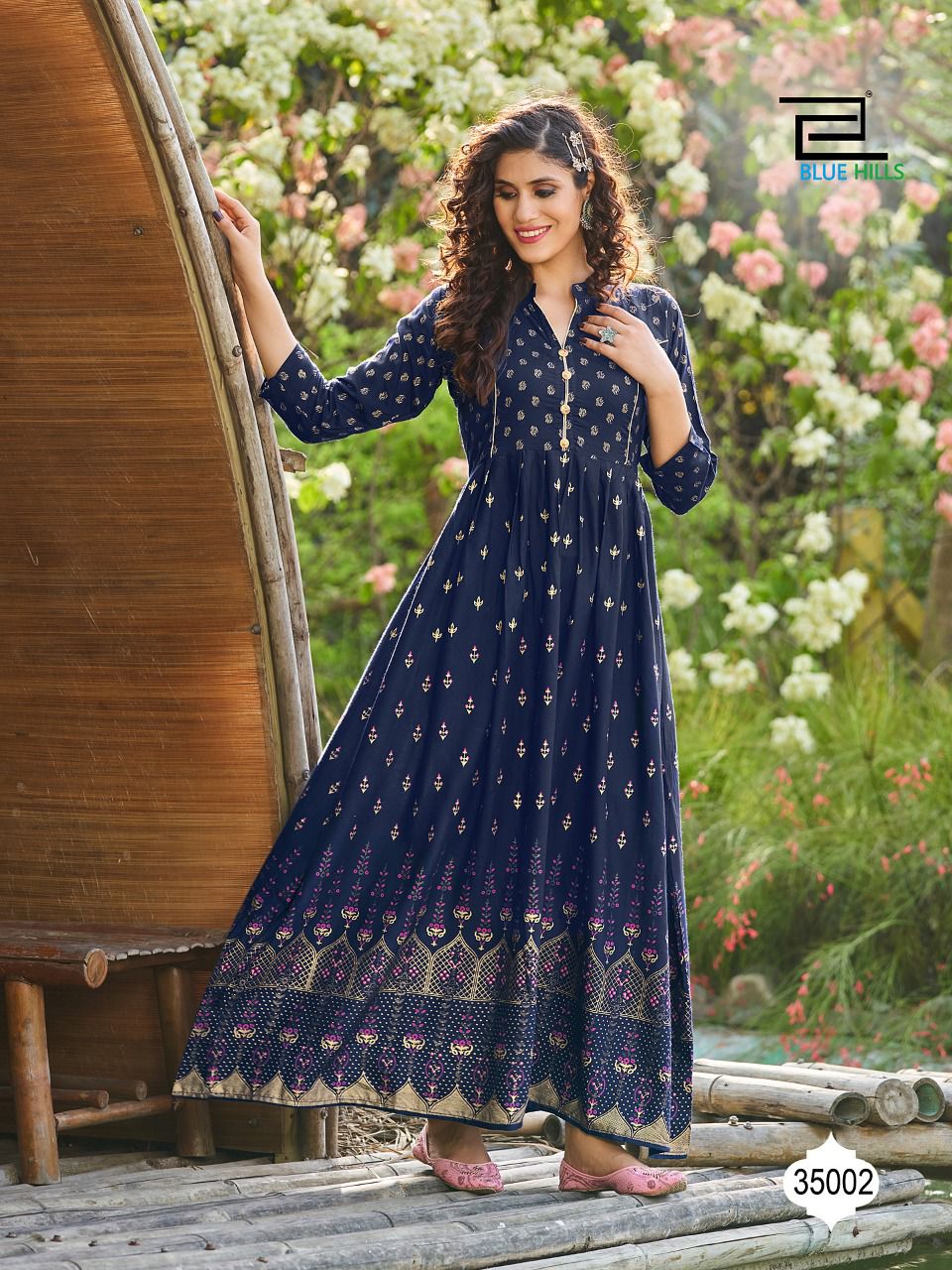 blue hills walkway vol 35 rayon new nad modern style gown catalog