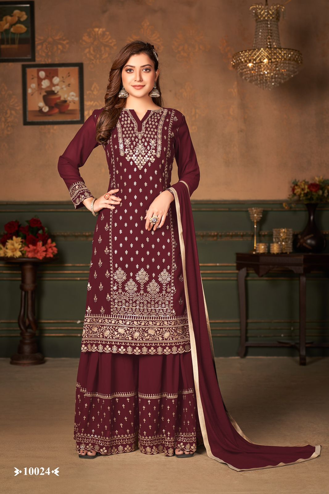 dani anjubaa vol 3 georgette new and modern style salwar suit catalog