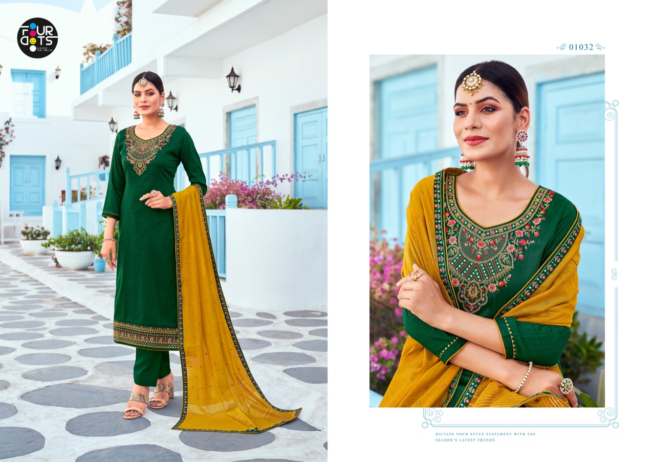 fourdots pihu vol 4 parampara  regal look salwar suit catalog