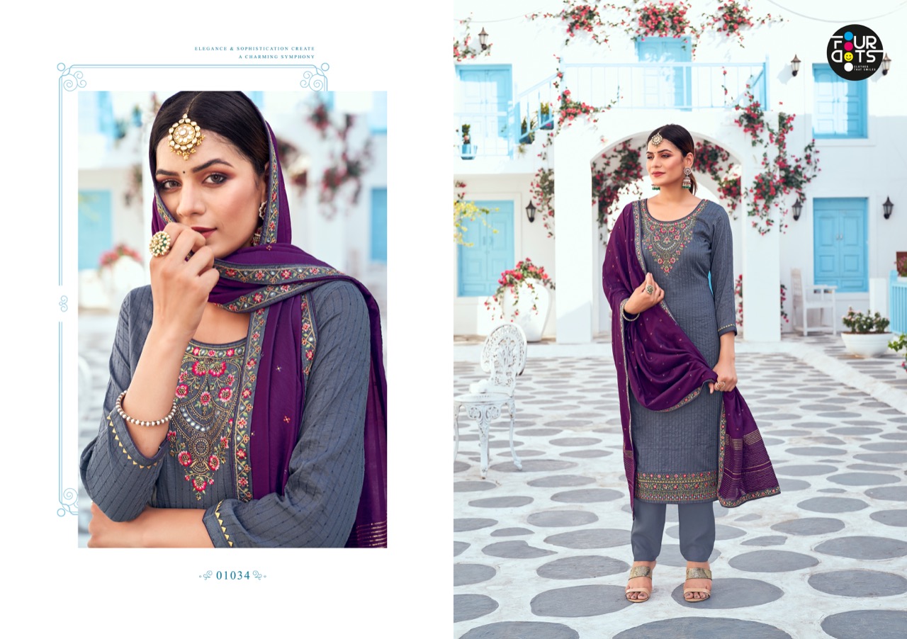 fourdots pihu vol 4 parampara  regal look salwar suit catalog