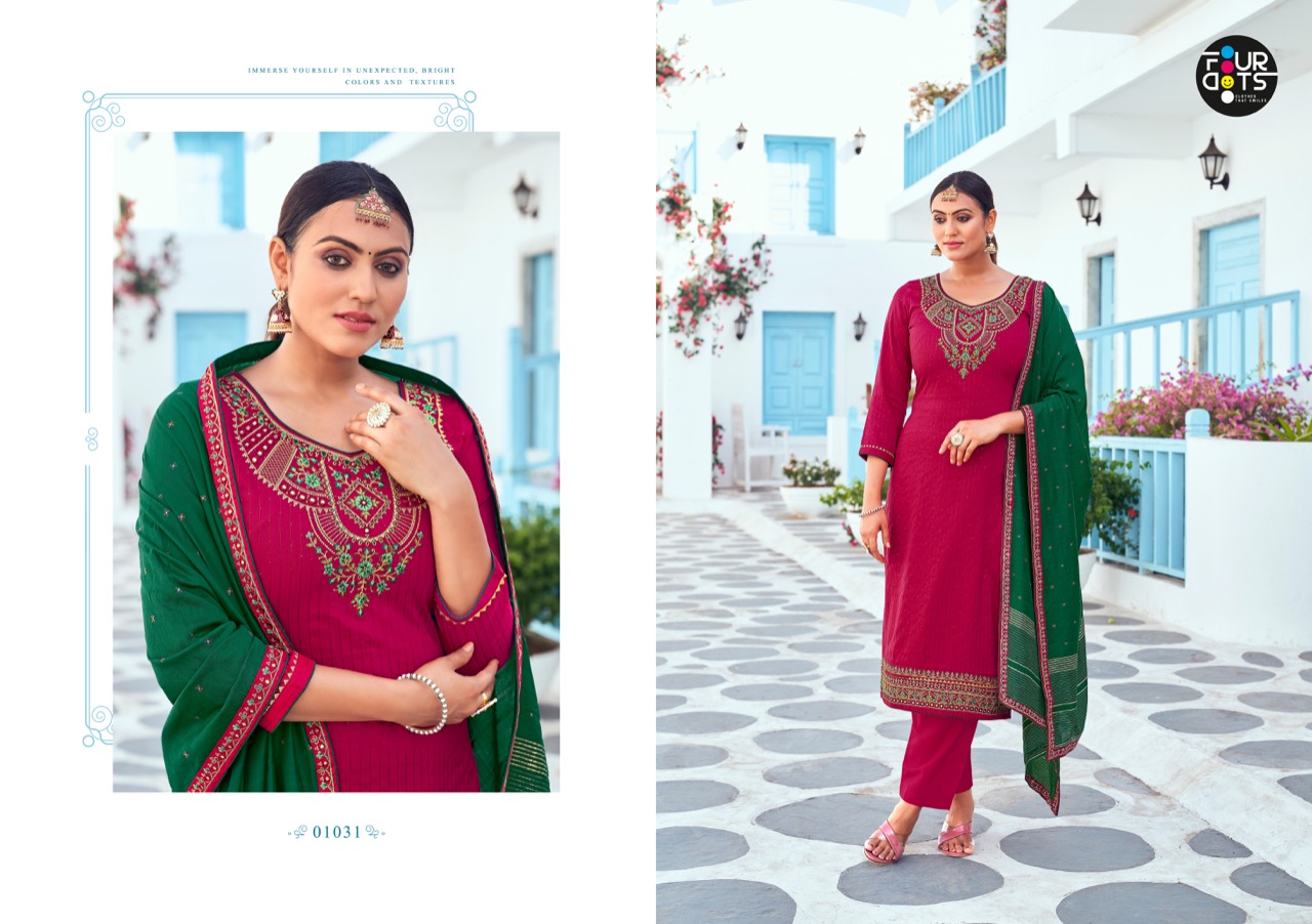 fourdots pihu vol 4 parampara  regal look salwar suit catalog