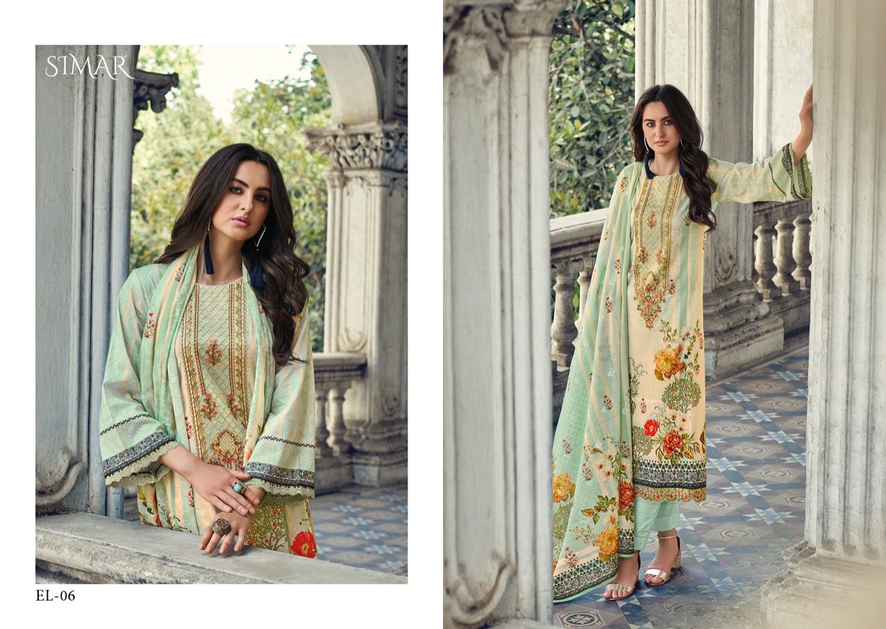 glossy simar elen viscose catchy look salwar suit catalog