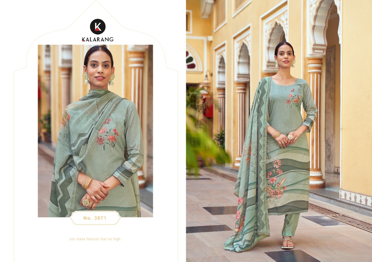 kalarang krista muslin elegant salwar suit catalog