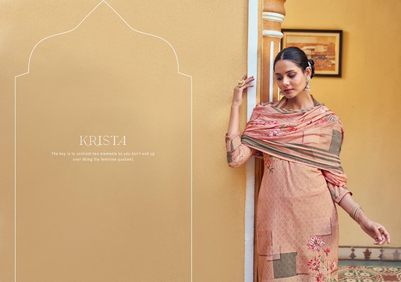 kalarang krista muslin elegant salwar suit catalog