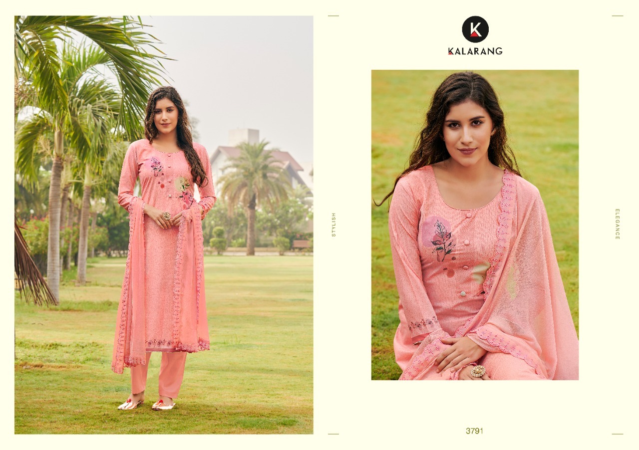 kalarang nora muslin elegant salwar suit catalog