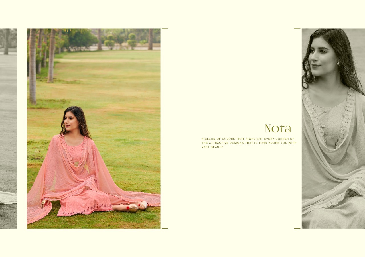 kalarang nora muslin elegant salwar suit catalog