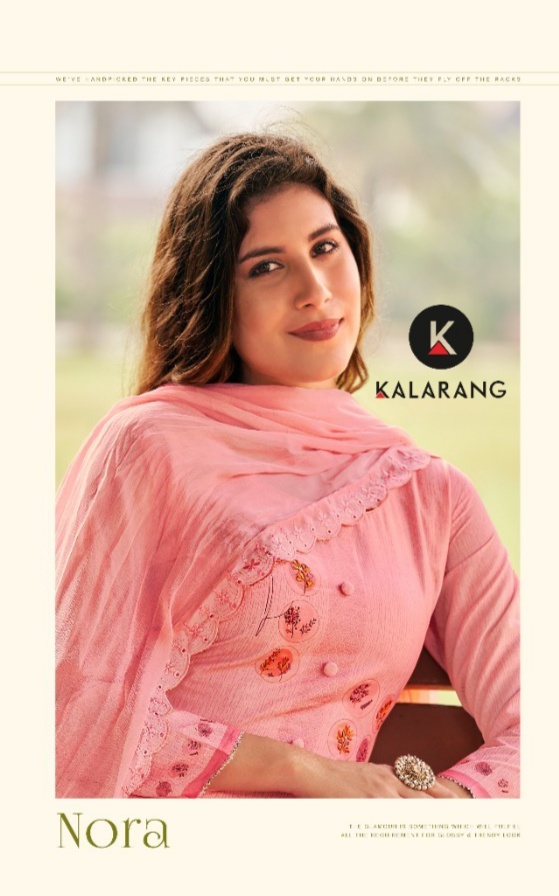 kalarang nora muslin elegant salwar suit catalog