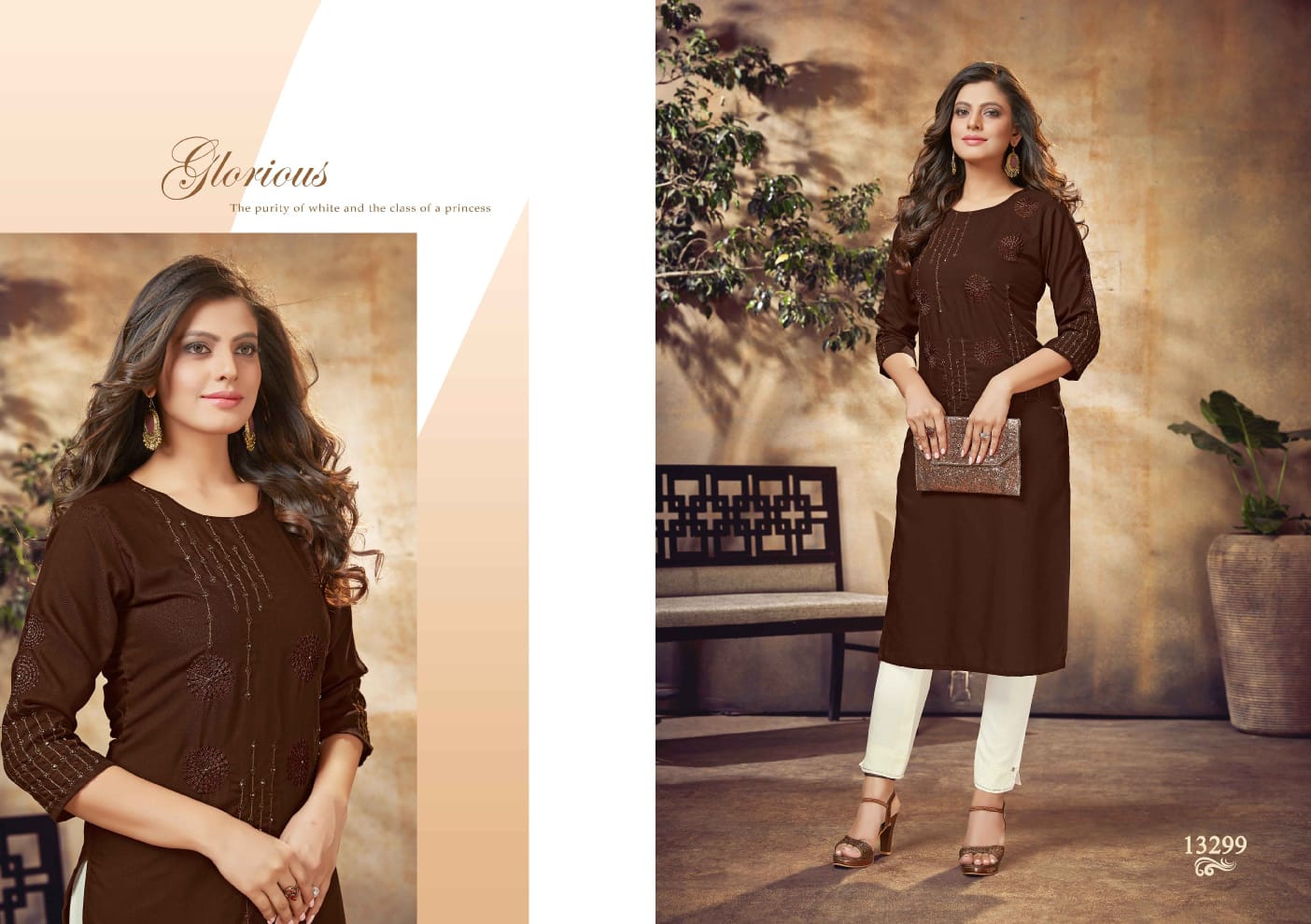 kalaroop by kajree adhira rayon elegant kurti catalog