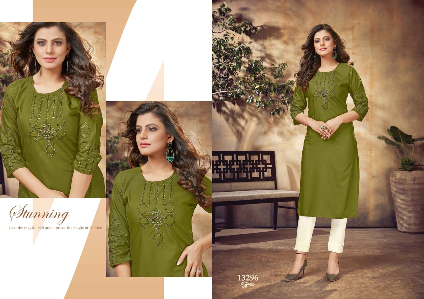 kalaroop by kajree adhira rayon elegant kurti catalog