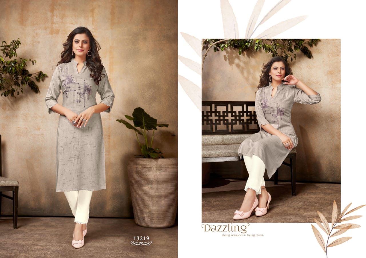 kalaroop by kajree creamy rayon elegant kurti catalog