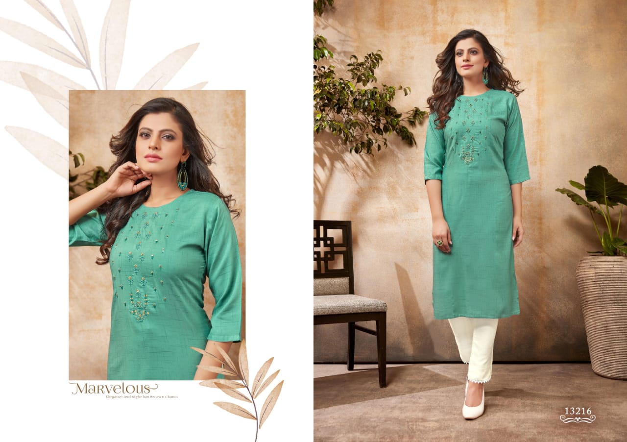 kalaroop by kajree creamy rayon elegant kurti catalog