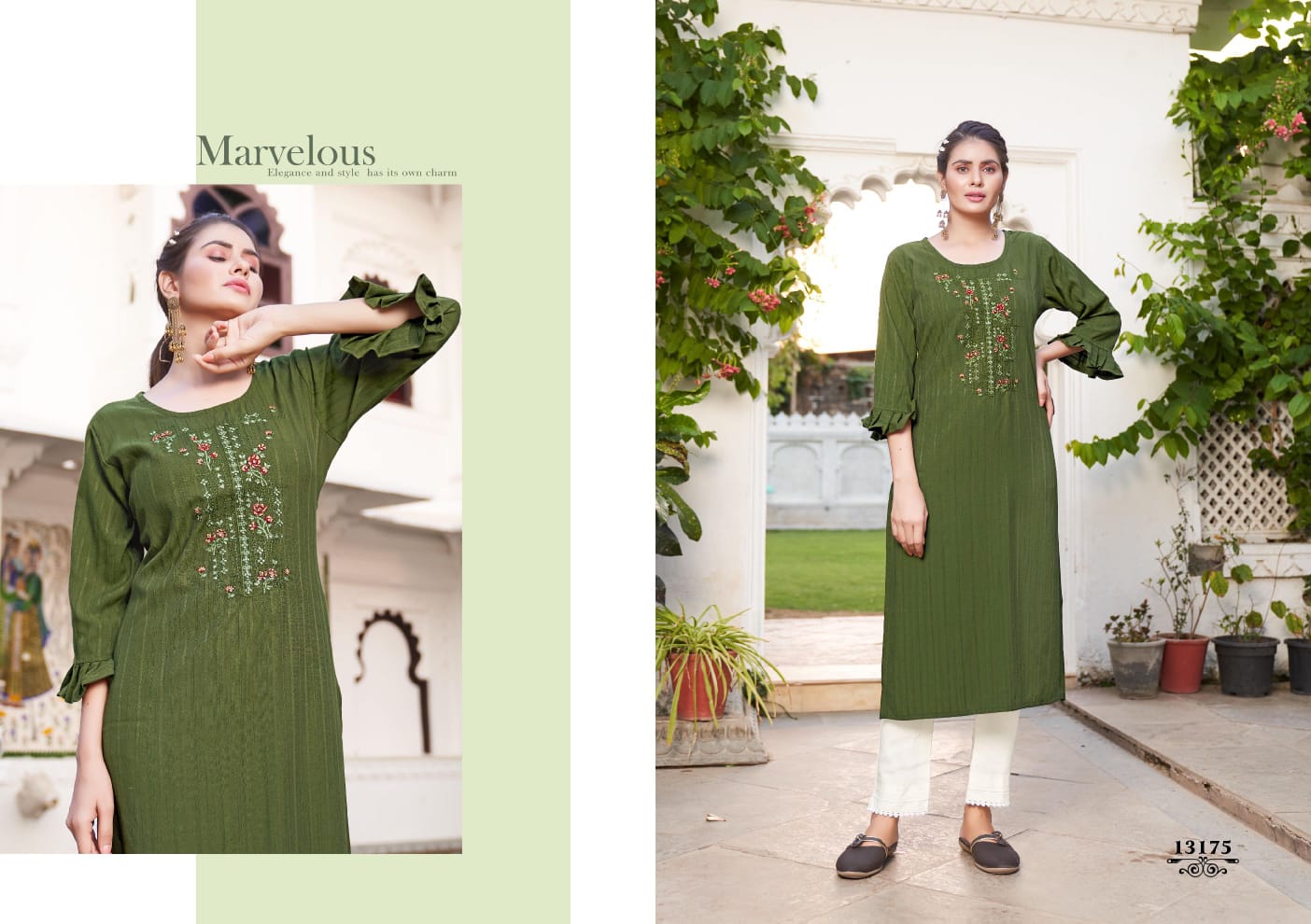 kalaroop by kajree lipton rayon decent embroidary look kurti catalog