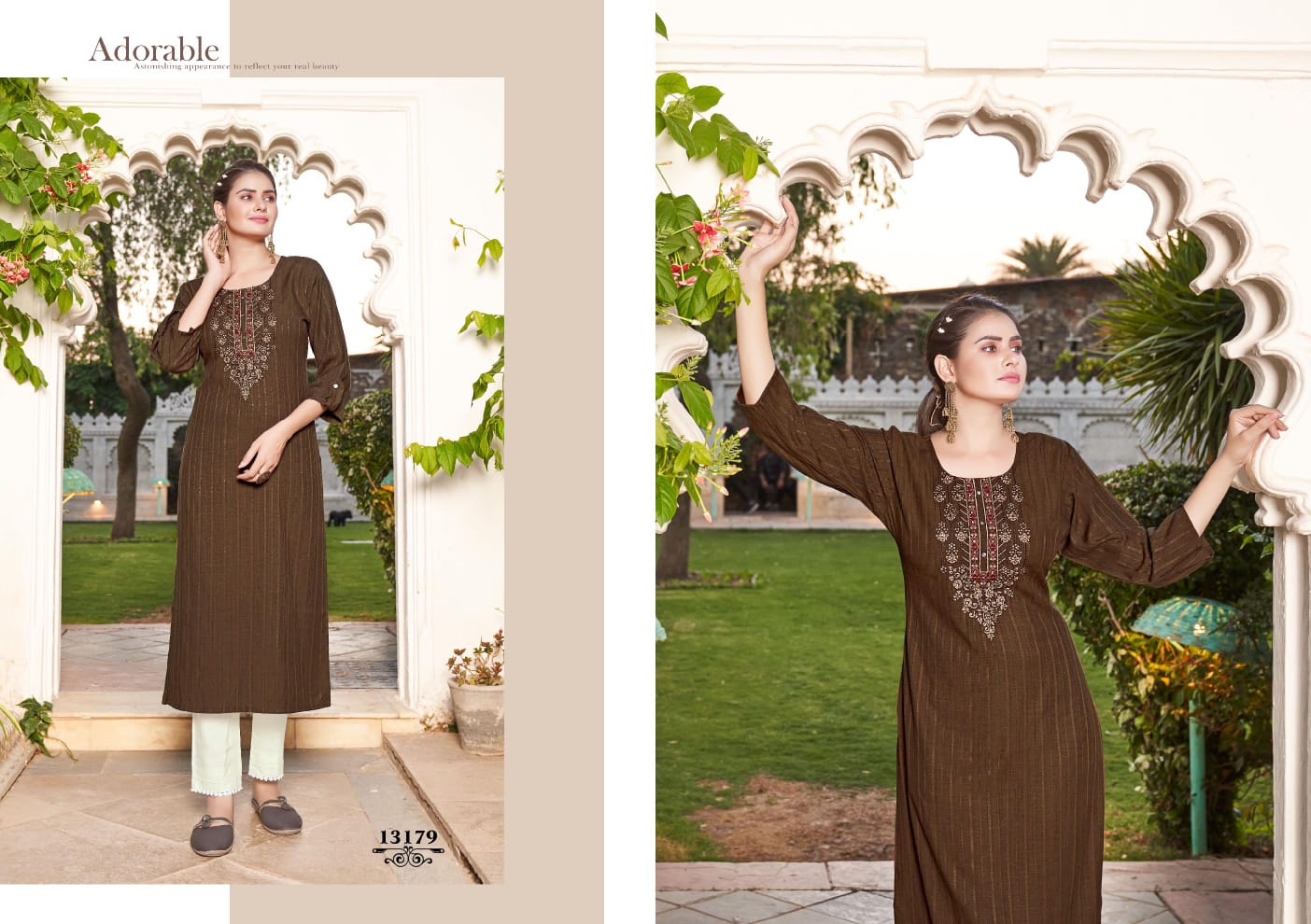 kalaroop by kajree lipton rayon decent embroidary look kurti catalog