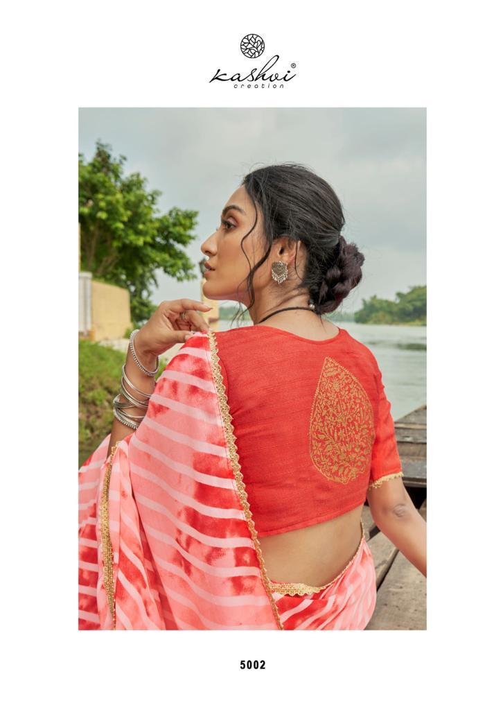 lt kashvi creation alveera moss regal look saree catalog