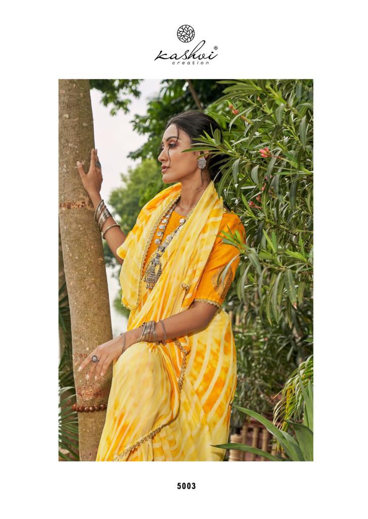 lt kashvi creation alveera moss regal look saree catalog