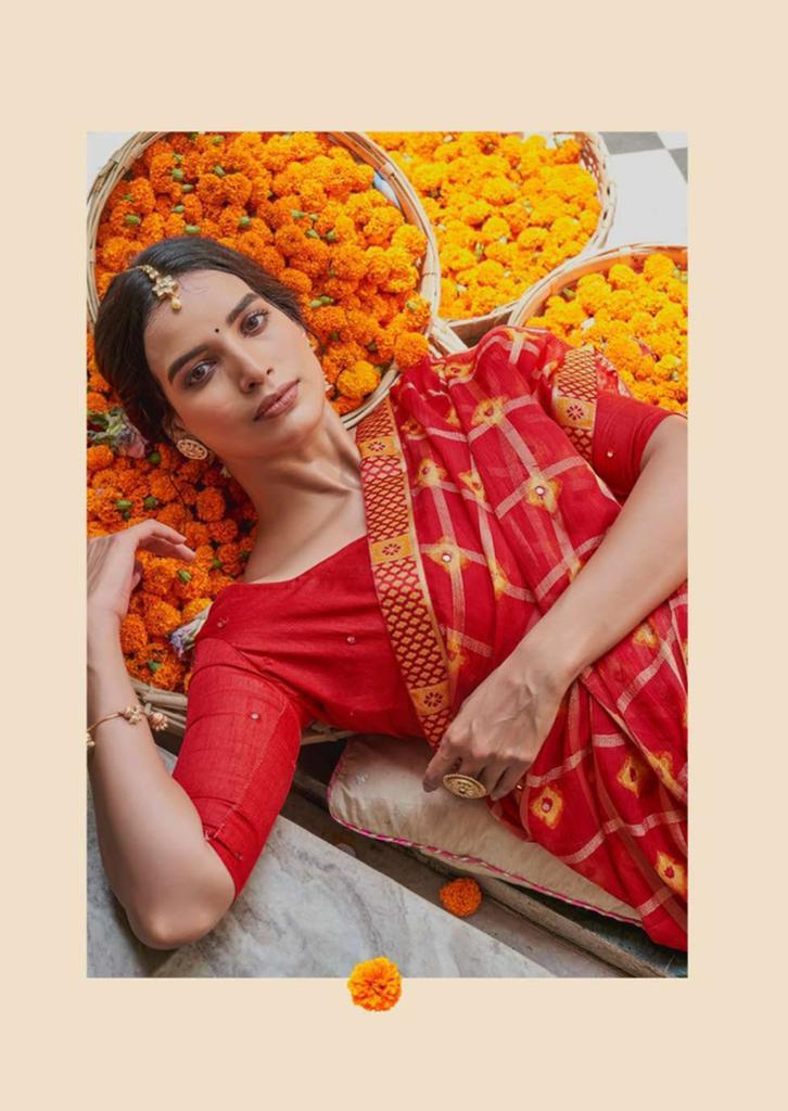 Lt kashvi creation irkal viscose decent look saree catalog