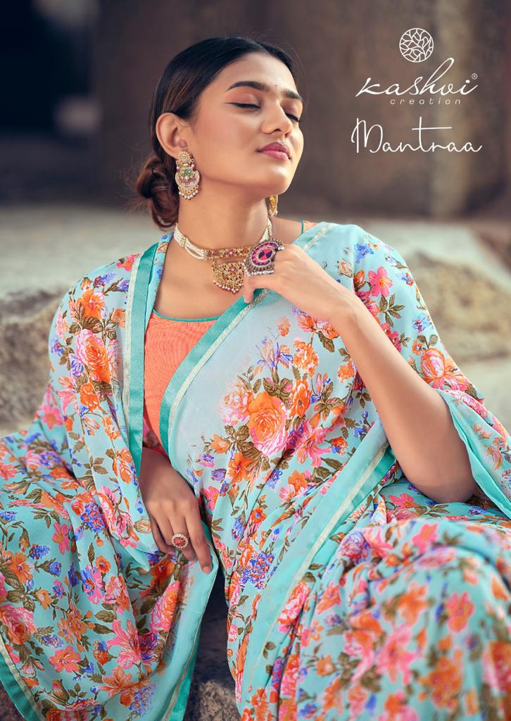 lt kashvi creation mantraa Soft Heavy Micro astonishing look saree catalog