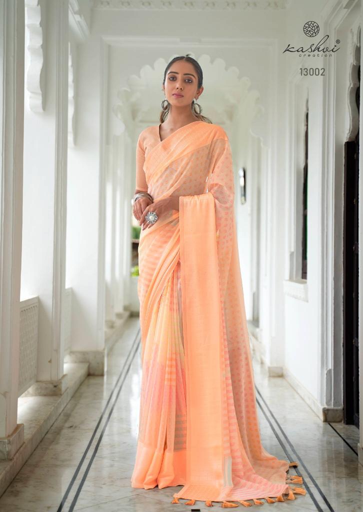 lt kashvi creation saranya georgettedecent look saree catalog