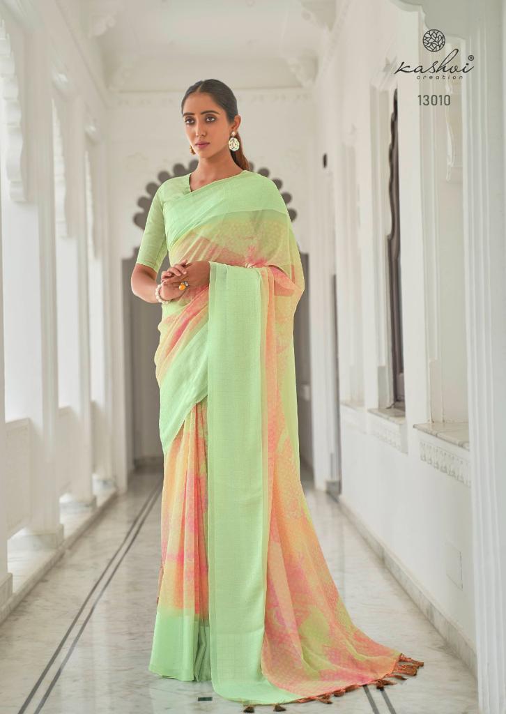 lt kashvi creation saranya georgettedecent look saree catalog