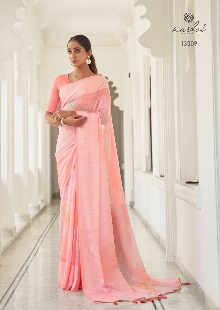 lt kashvi creation saranya georgettedecent look saree catalog