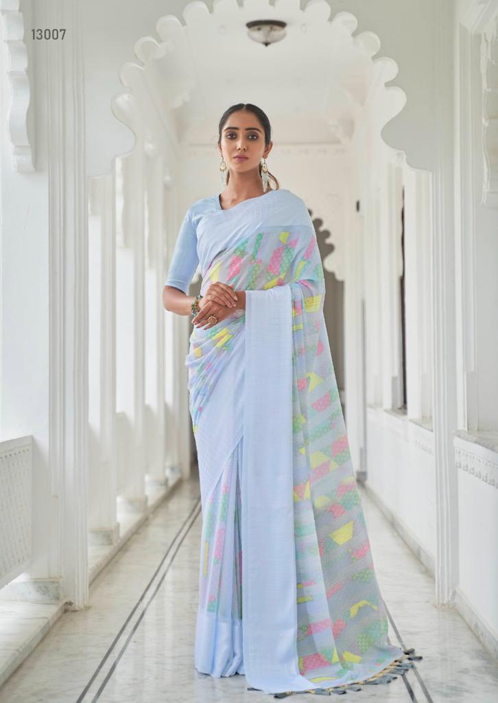 lt kashvi creation saranya georgettedecent look saree catalog