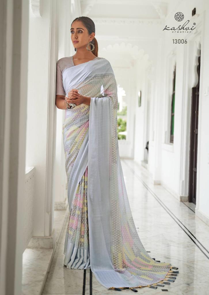 lt kashvi creation saranya georgettedecent look saree catalog