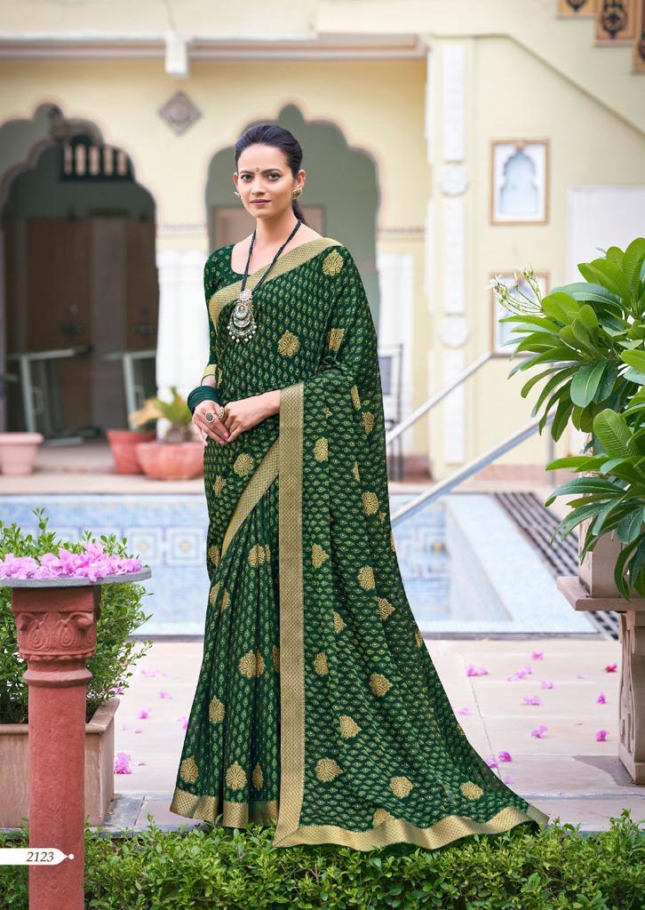 lt saree kashvi creation black Moss aashvi silk graceful print saree catalog