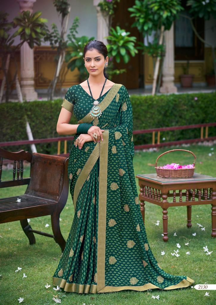 lt saree kashvi creation black Moss aashvi silk graceful print saree catalog