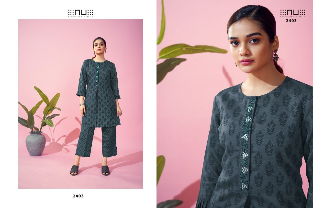 nu nu vol 24 viscose silk classic trendy look top bottom catalog